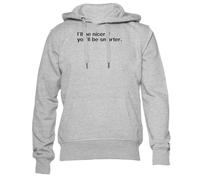 Newtee Seré Más Amable Si Tú Eres Más Inteligente Unisex Gris Sudadera Hombre Mujer Unisex Grey Sweatshirt Crewneck
