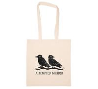 Newtee Tentativa De Asesinato Totebag Beige Bolsa De Algodón Reutilizable Ecológica Beige Totebag Eco Friendly Reusable Cotton Bag