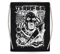 Newtee Terrifier Movie Horror Art The Clown Bolsa De Gimnasio Negra Bolsa De Deporte Con Cordón Reutilizable De Algodón