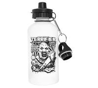 Newtee Terrifier Movie Horror Art The Clown Botella De Agua De Acero Inoxidable Frasco Ecológico Reutilizable Blanco