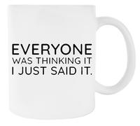 Newtee Todos Lo Estaban Pensando Yo Solo Lo Dije Bolsa De Gimnasio Taza De Cerámica Blanca Para Taza De Café Para Té White Ceramic Mug For Coffee Cup For Tea