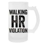 Newtee Violación De La Normativa Sobre Caminar Taza Transparente De Vaso De Cerveza Con Asa Beer Glass Transparent Mug With Handle