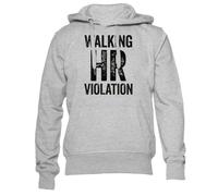Newtee Violación De La Normativa sobre Caminar Unisex Gris Sudadera Hombre Mujer Unisex Grey Sweatshirt Crewneck