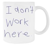 Newtee Yo No Trabajo Aquí Bolsa De Gimnasio Taza De Cerámica Blanca Para Taza De Café Para Té White Ceramic Mug For Coffee Cup For Tea