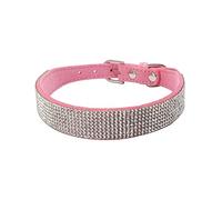 Newtensina Collar de Perro de Moda con Diamante Bling Collar de Gatito Lindo Cuello de Cachorros para Perros Gatos