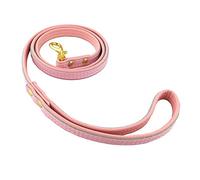 Newtensina Correa de Perro con Estilo Correa de Perro Acolchada Suave Contraste Correas de Cuero de Color para Perros