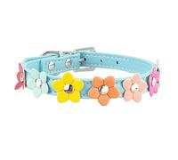 Newtensina Cuello de Perro con Estilo Collar de Perro Lindo Cuello de niña Collares de Perrito para Perros pequeños con Flor