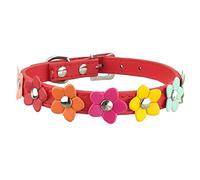 Newtensina Cuello de Perro con Estilo Collar de Perro Lindo Cuello de niña Collares de Perrito para Perros pequeños con Flor