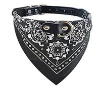 Newtensina Perro de la Moda Bandana Collar Collar de Perro Boy Pañuelo Medio Perrito Pañuelo con Cuello para Perros