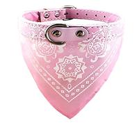 Newtensina Perro de la Moda Bandana Collar Collar de Perro Boy Pañuelo Medio Perrito Pañuelo con Cuello para Perros