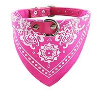 Newtensina Perro de la Moda Bandana Collar Collar de Perro Boy Pañuelo Medio Perrito Pañuelo con Cuello para Perros