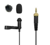 NewTH Lavalier Micrófono de solapa compatible con sistema inalámbrico Sennheiser EW100 G4 EW300 G1 G2 G3, EWD1, ME2, ME3, ME4 micrófono de condensador omnidireccional (enchufe de bloqueo de tornillo