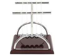 Newton Balance Balls Péndulo Swing Balls Mente Relajante Decoración de Escritorio Alivio del Estrés Juguete para Oficina Hogar Escuela Educativa Física Gadget Plástico Material de (Modelo Grande