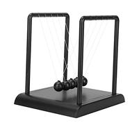 Newton Cradle Péndulo Bola Física Ciencia Educativa Demuestra Leyes de Movimiento Decoración de Escritorio para Oficina Hogar Plástico Duradero Acero 17,5 x 14,6 x 17,8 cm