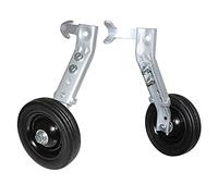 Newton - Estabilizador de bicicleta reforzado con rueda de plástico para bicicleta con discapacidad 20-24-26" (par)