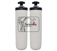 Newton Filtro de agua de gravedad con eliminación de flúor | Vela de cerámica de alta capacidad | Compatible con British Berkefeld Ultra Fluoruro | Compatible con British Berkefeld, Berkey (2