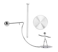 Newtons Péndulo Cuna Hombrecito Decoración de Escritorio Juguetes Educativos Metal Surf o Esquí Hombre Bolas Equilibradas Física Ciencia Escritorio Juguete para Oficina Regalos (El principito del