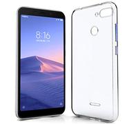 NewTop - Funda protectora blanda de TPU transparente, gel de silicona transparente, fina, flexible, compatible con Xiaomi Redmi 6/7/GO/S2