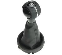 Newtown2700-parts Pomo de palanca de cambios + funda para palanca de cambios con costuras negras + marco compatible/repuesto para Mini Cooper Country Clubman Cabrio F54 F55 F56 F57 F60 6 velocidades