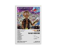 NEWTRASI Juice Wrld - Póster musical de The Party Never Ends (30 x 45 cm), sin marco