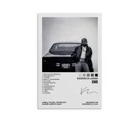 NEWTRASI Kendrick Lamar - Póster de música GNX, pósteres e impresiones en lienzo, 30 x 45 cm, estilo sin marco