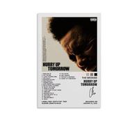 NEWTRASI Póster de The Weeknd Hurry Up Tomorrow, portada de álbum, pósteres e impresiones en lienzo, arte de pared, 30 x 45 cm, estilo sin marco, 4