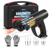 NEWTRY Calentador de inducción magnética, 1500W calentador de inducción electromagnética auto calentador de inducción con 8 bobinas para tuercas oxidadas, 220V