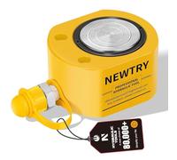 NEWTRY Mini gato hidráulico 100T de 21 mm portátil, mini gato hidráulico de separación súper delgado / cilindro hidráulico (100T, 18 mm)