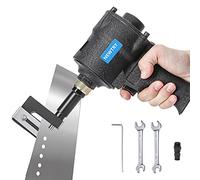 NEWTRY Perforadora de agujeros de aire industrial de 5 mm, herramienta de perforación neumática, herramienta de perforación de metal profundo, pistola perforadora de mano (tamaño del agujero, 5 mm)