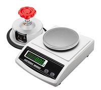 NEWTRY Tejido GSM Peso Precisión Balanza Electrónica Balanza Analítica Digital Con Un Cortador De Tela De Disco Muestreador Ajustable 0-2mm (1000g/0.01g+ sampler)