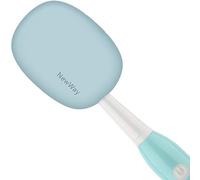 NewWay Mini cepillo de dientes cubierta recargable viaje cepillo de dientes caso con soporte para Houshold y Traving o viaje de negocios azul