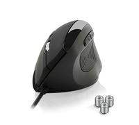 NEWWAY - Ratón con Cable óptico, Forma Vertical, Diseño ergonómico