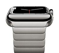 NewWays Correa de metal de 41 mm, 40 mm, 38 mm, compatible con Apple Watch, adecuada para iWatch Series 8/7/6/5/4/3/2/1/SE (2022/2020), titanio