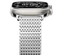 NewWays Correa milanesa compatible con Apple Watch 49 mm 46 mm 45 mm 44 mm 42 mm (Seire 3 2 1), correa de repuesto de metal magnético de acero inoxidable para iWatch Ultra 3 2 1 Series 11 10 9 8 7 6