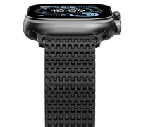 NewWays Correa milanesa compatible con Apple Watch 49 mm 46 mm 45 mm 44 mm 42 mm (Seire 3 2 1), correa de repuesto de metal magnético de acero inoxidable para iWatch Ultra 3 2 1 Series 11 10 9 8 7 6