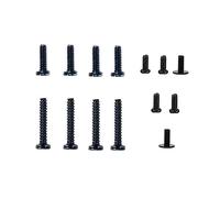 Newwyt 14 unids/Set Tornillos de Metal Consola de Juegos Cubierta Trasera Kit de Tornillos de Carcasa Trasera con Ventilador de refrigeración Tornillo de protección para Steam-Deck Metal