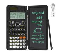 NEWYES 991ES-MAX Calculadora Científica Recargable, Función 417, con Cuaderno, Carcasa Dura Plegable, Pantalla de Texto de 4 Líneas, Calculadora Avanzada de la Escuela de Estudiantes