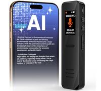 NEWYES Grabadora de Voz IA con Funciones de transcripción, Resumen y reducción de Ruido, portátil Mini Profesional 64GB pequeña, Adecuada para Uso en la Oficina y Viajes de Negocios