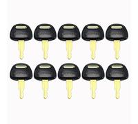 Newyuan 10 llaves Hitachi H800 Excavator Ignition Key compatibles con John Deere Fiat Case Excavator Digger Industrial Plant Key H800