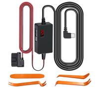 NewZC Kit De Cableado USB Tipo C Dashcam Hardwire Kit Type C para GPS Radar - 12V-30V a 5V Cable De Alimentación Obd2 con Protección de Baja Tensiónmonitoreo de Estacionamiento Las 24 Horas