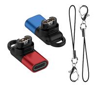 NEWZEROL 2 Piezas Adaptador USB-C Compatible para Garmin y CIRQA-Rojo/Azul
