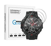 NEWZEROL 4 Pieza Compatible con Protector de Pantalla de Vidrio Templado Amazfit T-Rex/Amazfit T-Rex Pro, Protector de Pantalla De Alta Resolución, Película Protectora Sin Burbujas