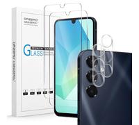 NEWZEROL 4 Pieza Compatible para Samsung Galaxy A16 5G Película de Vidrio Templado, 2 Piezas Protector de Pantalla + 2 Piezas Protector de Cámara Trasera, Alta Resolución Dureza 9H sin Burbujas