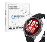 NEWZEROL 4 Pieza Protector Pantalla Compatible para Huawei Watch GT Runner 2, Anti-rasguños 9H Película Protectora de Vidrio Templado de Alta Resolución