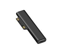 NEWZEROL Adaptador de Carga magnética USB C a Surface, compatible con Microsoft Surface Pro 3/4/5/6/GO, portátil 1/2 [15V, 3A] [Protección contra sobrecarga] Adaptador de carga rápida