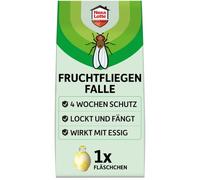 NEXA LOTTE Trampa para moscas de la fruta, 1 trampa, eficaz contra moscas de la fruta con vinagre, actúa hasta 4 semanas, decorativa y a prueba de fugas