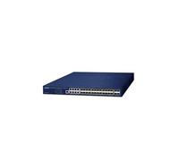 NexaCore Planet GS-5220-16S8CR Switch Managed L2+, 24 puertos SFP 100/1000X + 8 puertos RJ45 compartidos + 4 puertos 10G SFP+, enrutamiento estático, rack 1U