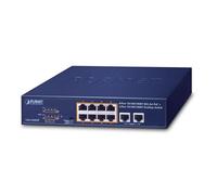 NexaCore Planet GSD-1008HP Switch Desktop Poe+ Gigabit - 8 Puertos 802.3at Poe + 2 Puertos Uplink, 120W