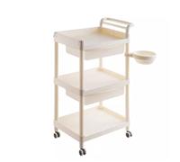 NexaGeniX Carro de Peluquería Salón de Belleza, peluquería médica, estantería móvil, Equipo de cirugía plástica y enfermería, Carrito de Herramientas Manual Portaherramientas