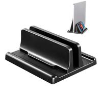 NexaGeniX Elevador para portátil Soporte portátil for Escritorio, Ajustable, Vertical, Ahorra Espacio, Color Negro Soporte para Laptop(S)